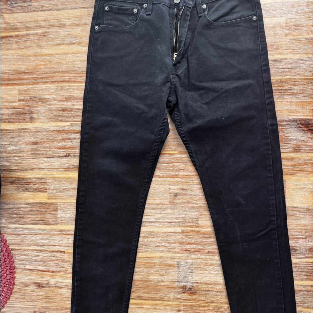 Men's Black Levi 512 Jeans 32x32